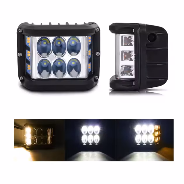 Dual color portable spot strobe