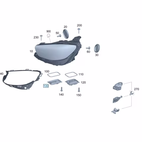 Genuine RH Headlight - Image 3